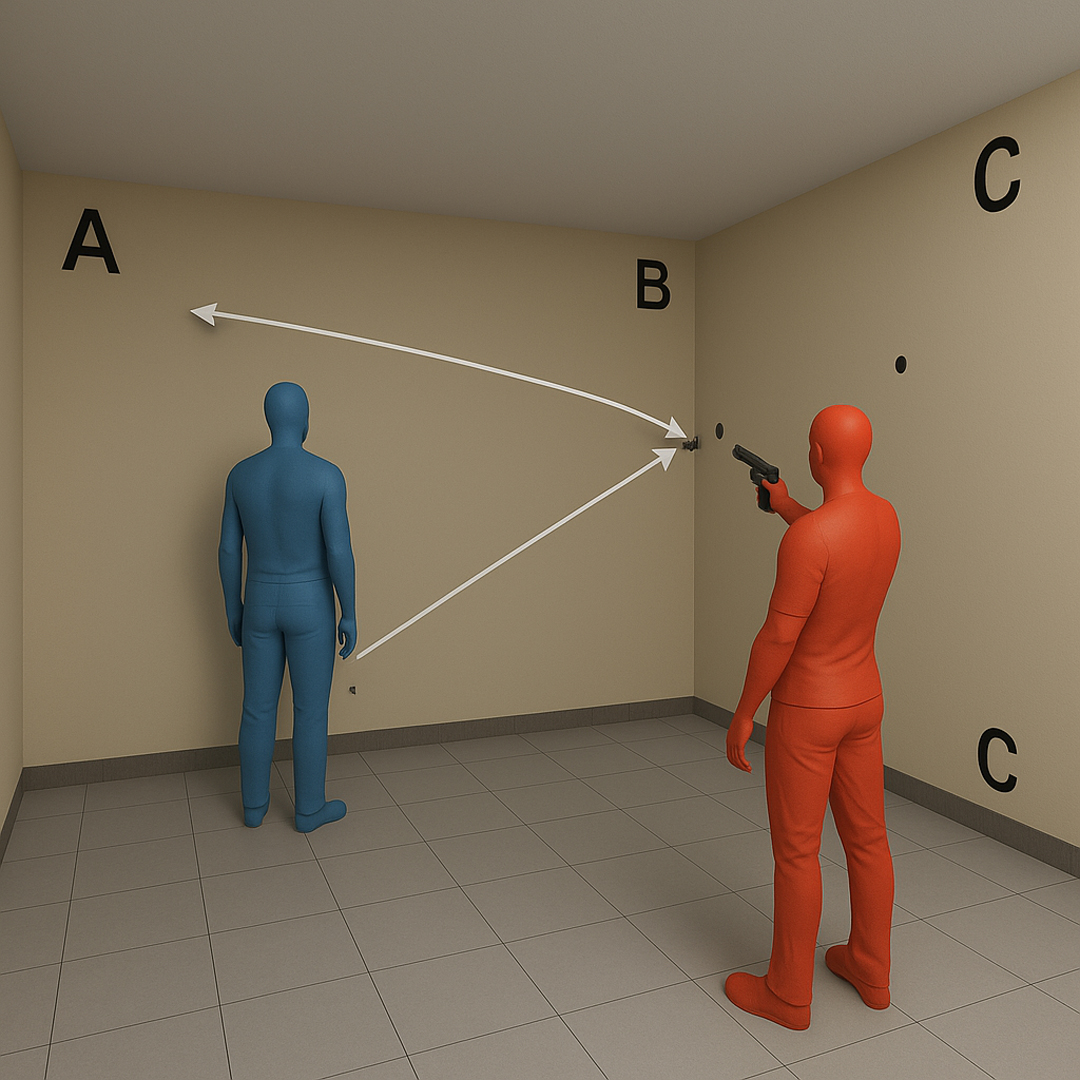 Representación del efecto ricochet